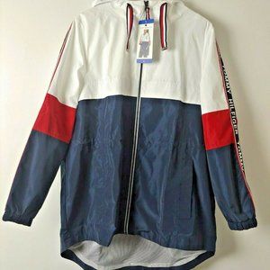 Tommy Hilfiger Jackets \u0026 Coats | Tommy Hilfiger Women Long Lightweight Windbreaker | Color: Blue/Red | Size: M | Amazingfind's Closet